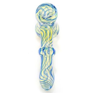 Blue Swirl Hammer Bubbler