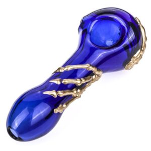 Bone Claw Glass Spoon Pipe