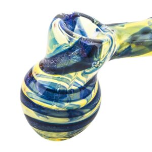 Butterfly Pattern Glass Hammer Bubbler