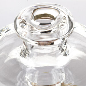 Clear Disc Glass Carb Cap