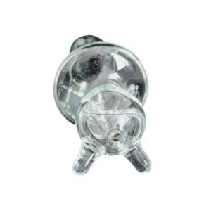 Cone Shape Clear Glass Pipe