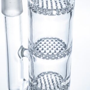 10" Straight Tube Honeycomb Perc Bong