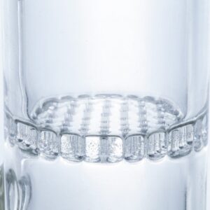 10" Straight Tube Honeycomb Perc Bong