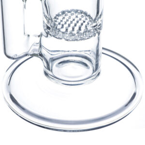 10" Straight Tube Honeycomb Perc Bong