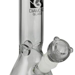 Diamond Glass 8" Classic Beaker Bong