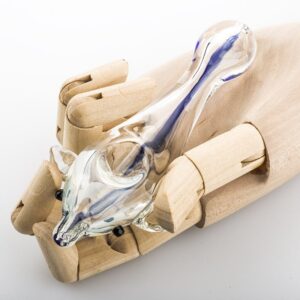 Dolphin Glass Hand Pipe