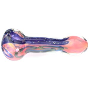 Double Matrix Perc Glass Bong w/ Fumed Glass Spoon Pipe Set