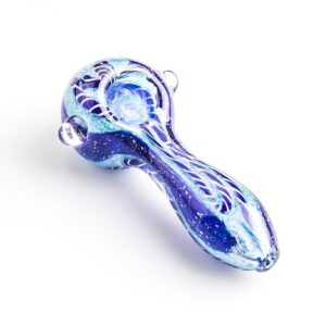 Double Matrix Perc Glass Bong w/ Two Tone Glass Pipe Set