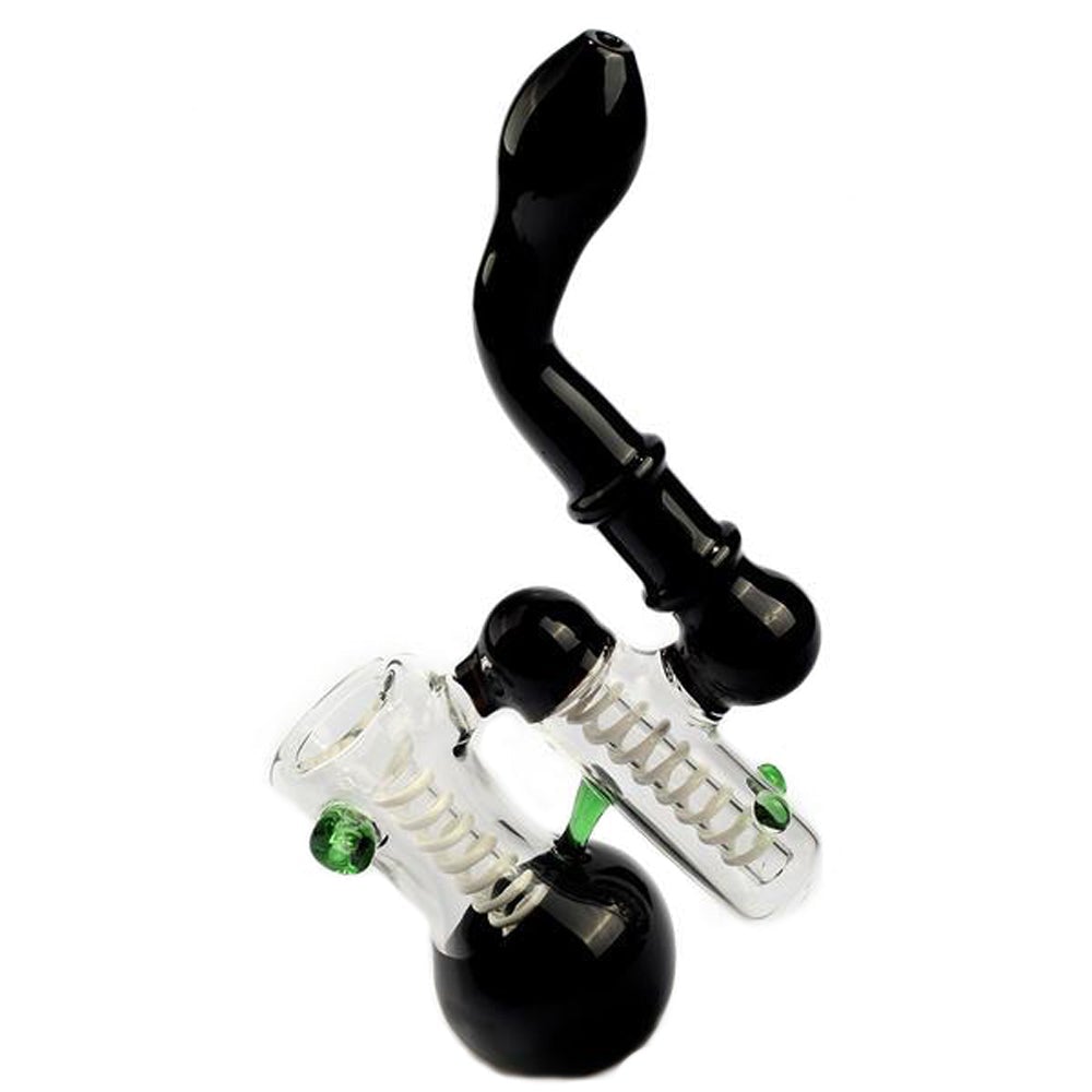 Double_Chamber_Bubbler_Glass_PipesWeed_Bowls_For_Sale_Free_Shipping Double Chamber Bubbler
