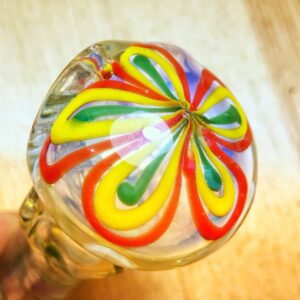 Double Fun Double Bowls Glass Spoon Pipe