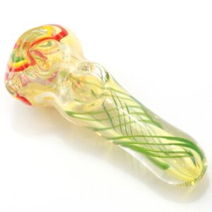 Double Fun Double Bowls Glass Spoon Pipe