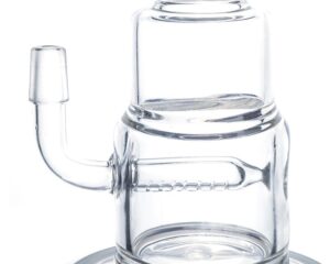 Downstem Inline Pyramid Bong w/ Lookah Q7 Electric Dab Nail