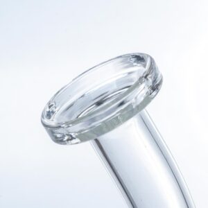 8.5" Clear Glass Dual Chamber Dab Rig