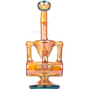 Enail Dab Kit W/ Orange Heady Recycler Dab Rig Bundle