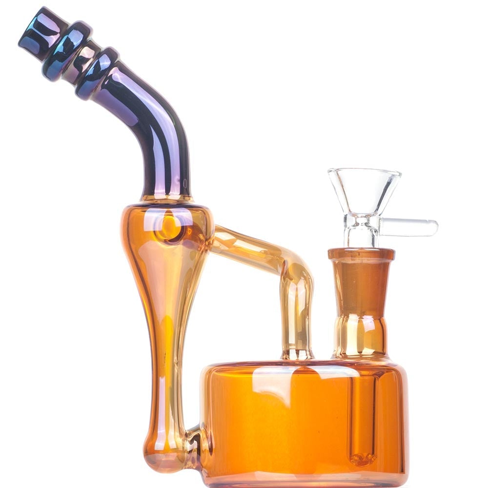 Dual_Chamber_Recycler_Dab_Rig_-_Wax_Rigs_For_Sale_-_Puffing_Bird_5 6" Dual Chamber Recycler Dab Rig