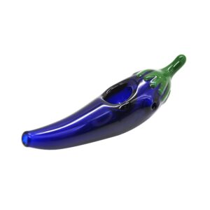 Eggplant Glass Hand Pipe