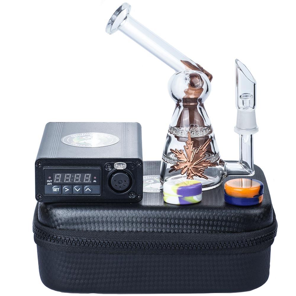 Electric_Dab_Rig_Bundle_-_Enail_Dab_Kit_For_Sale_-_Puffing_Bird_-_Online_Headshop "Maple Leaf" Mini Dab Rig Enail Bundle