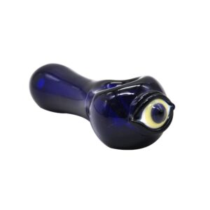 Eye Pattern Glass Spoon Pipe