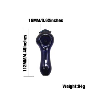 Eye Pattern Glass Spoon Pipe