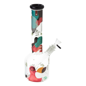 Famous Brandz "Aquarius" 12" Glass Water Bong