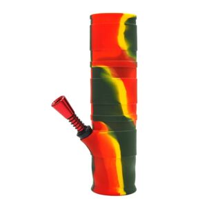 7.8“ Foldable Silicone Camouflage Bong