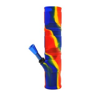 7.8“ Foldable Silicone Camouflage Bong