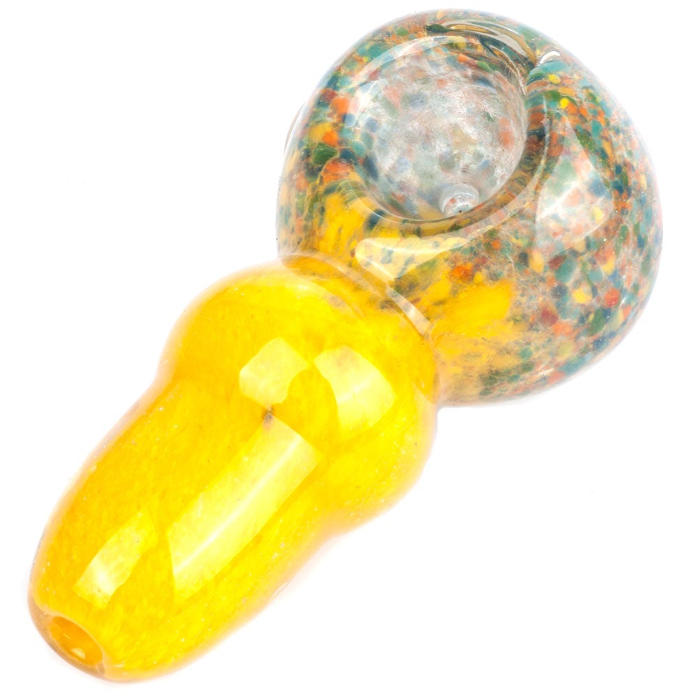 Fritted_Pattern_Mini_Glass_Pipe_-_Glass_Weed_Pipes_For_Sale_-_Puffing_Bird_-_Online_Headshop_2 Fritted Pattern Mini Glass Pipe
