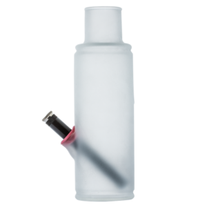 8" Frosted Glass Bottle Bong