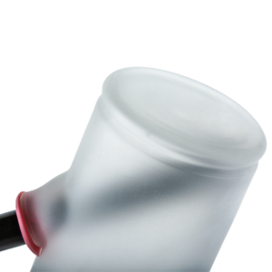 8" Frosted Glass Bottle Bong