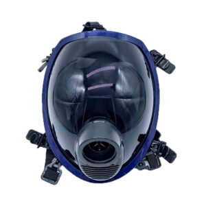 Full Face Black Shield Gas Mask Bong w/ Water Pipe
