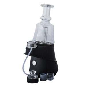 Color Changing Pipe Herb Grinder w/ Soc Peak Wax Dab Vaporizer Set