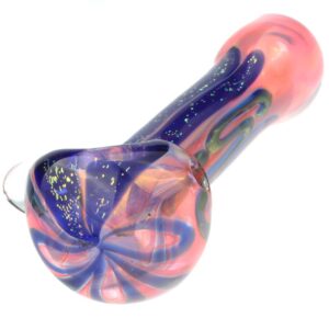 Color Changing Pipe Herb Grinder w/ Soc Peak Wax Dab Vaporizer Set