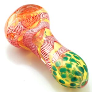 Fumed Frit Milli Glass Pipe