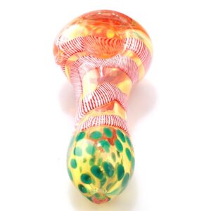 Fumed Frit Milli Glass Pipe