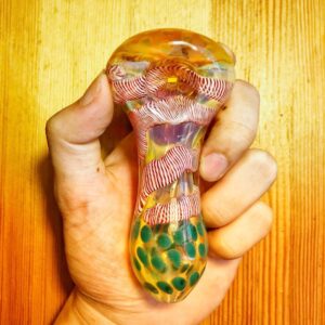 Fumed Frit Milli Glass Pipe