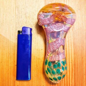 Fumed Frit Milli Glass Pipe