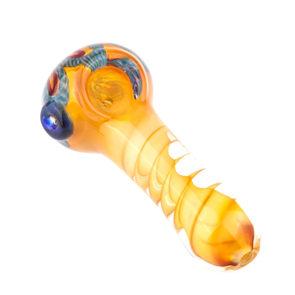 Fumed_Milli_Scheme_Spiral_Inside-out_Glass_Spoon_Pipe_For_Sale Fumed Milli Scheme Spiral Inside-out Glass Spoon Pipe