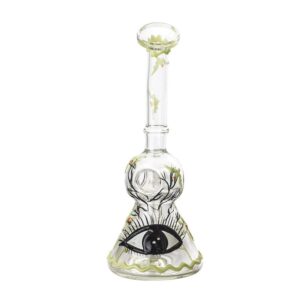 8" Honeycomb Dab Rig w/ Eye Pattern