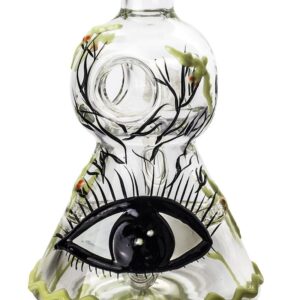 8" Honeycomb Dab Rig w/ Eye Pattern
