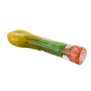 Multiple Color Glass Chillum Pipe
