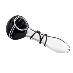 Handmade Spiral Glass Spoon Pipe For Sale | Smoke Shop | Free Australia Shipping