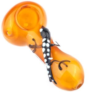 Gecko Themed Heady Spoon Pipe