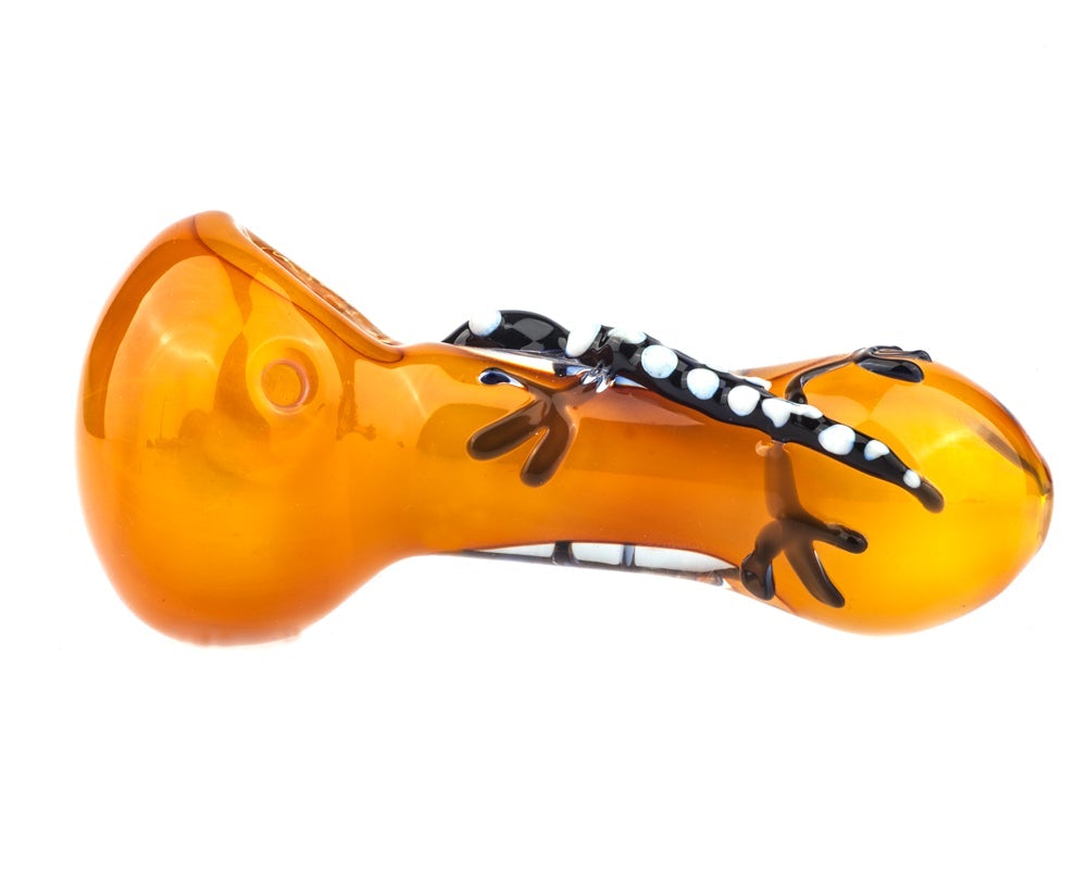Gecko_Themed_Heady_Glass_Spoon_Weed_Pipe_-_Puffing_Bird_-_Online_Headshop_3 Gecko Themed Heady Spoon Pipe