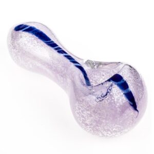 Girly Fumed Glass Spoon Pipe
