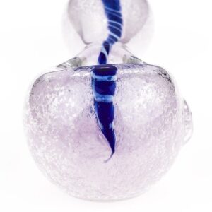 Girly Fumed Glass Spoon Pipe