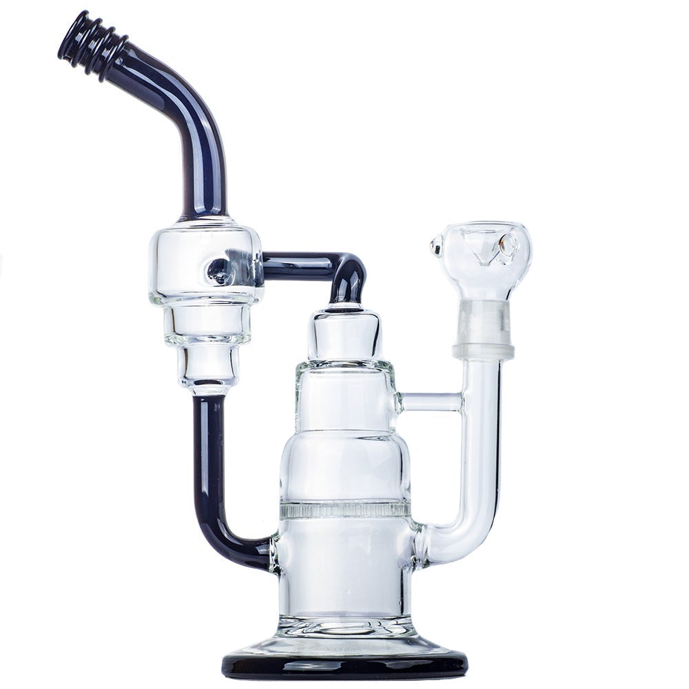 Glass_Bongs_For_Sale_-_Pyramid_Honeycomb_Percolator_Glass_Water_Pipes_Dab_Rigs_-_Puffing_Bird_-_Online_Headshop_2 Recycler Double Chamber Glass Bong