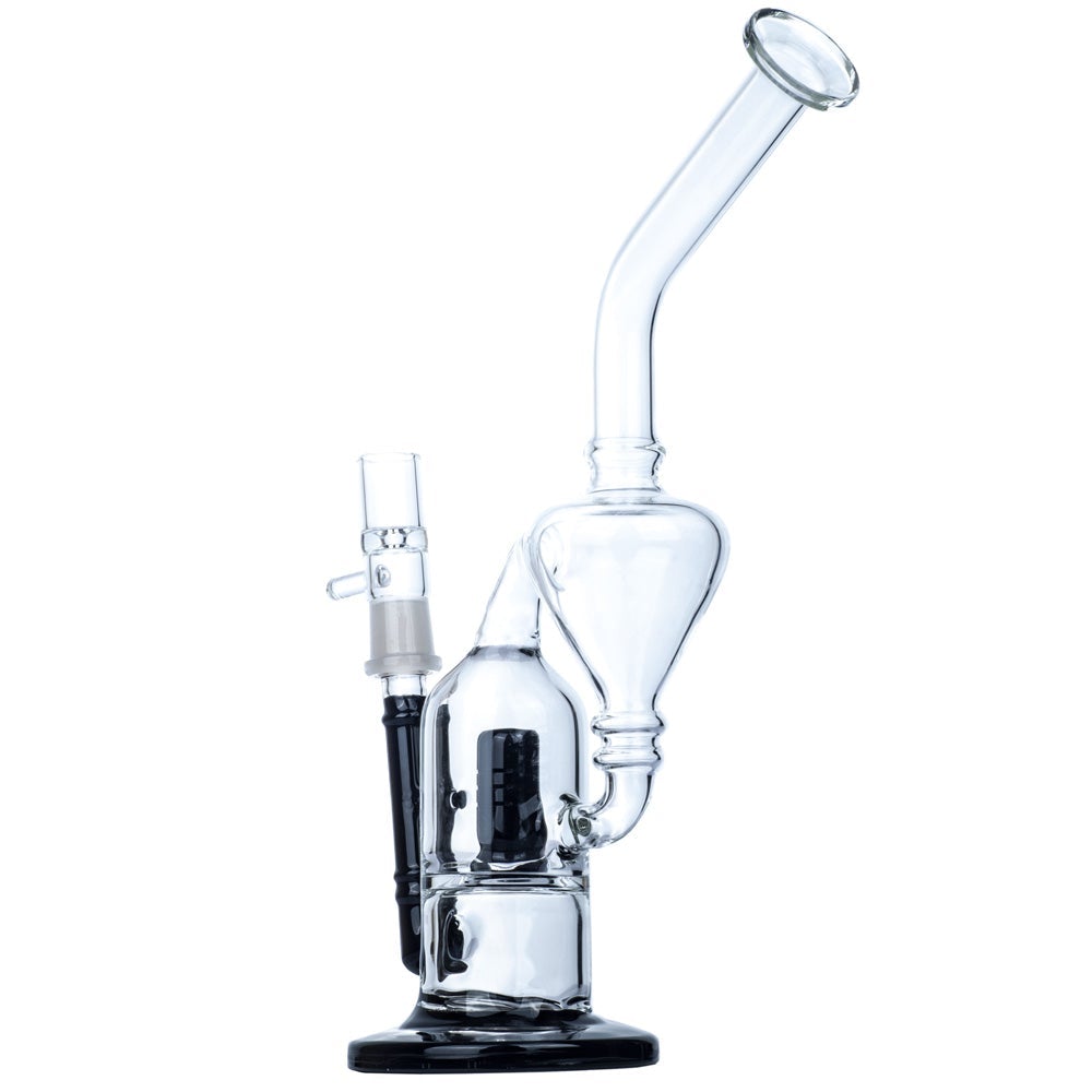 Glass_Bongs_For_Sale_-_Vortex_Recycler_dab_rig_-_puffing_bird_-_online_headshop_2 9" Dual Chamber Vortex Glass Bong