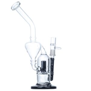 9" Dual Chamber Vortex Glass Bong