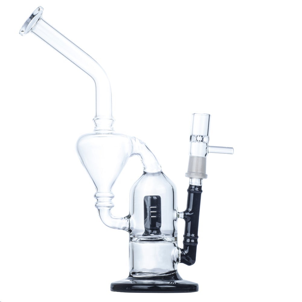 Glass_Bongs_For_Sale_-_Vortex_Recycler_dab_rig_-_puffing_bird_-_online_headshop_5 9" Dual Chamber Vortex Glass Bong