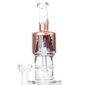 Paint Coated Dual Perc Dab Rig